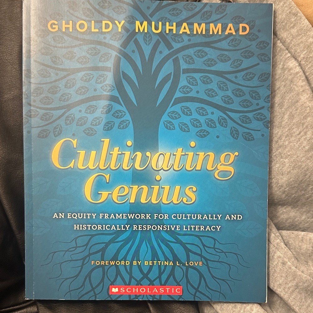 Scholastic Blue and Gold 'Cultivating Genius' Book